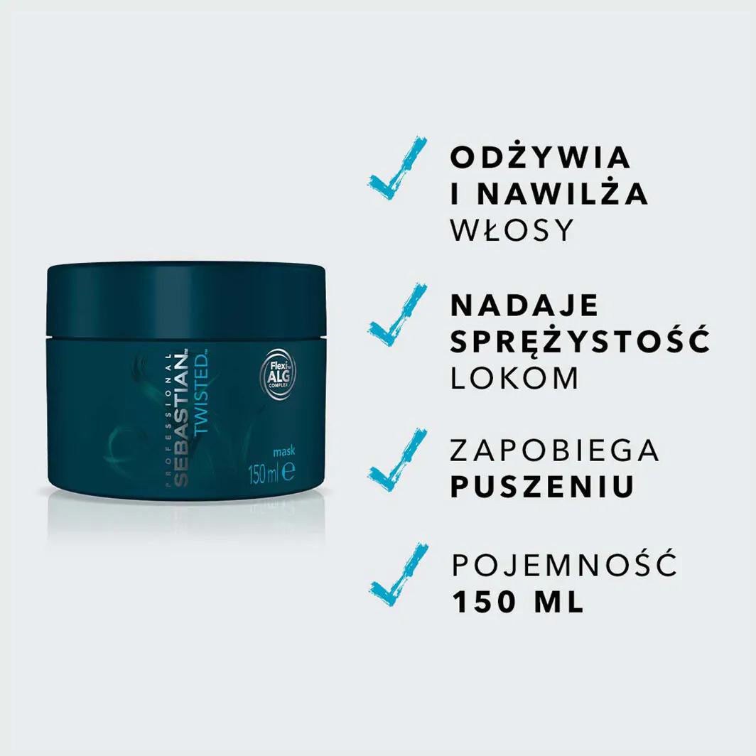 Sebastian Twisted Elastic Maska do włosów kręconych 150 ml