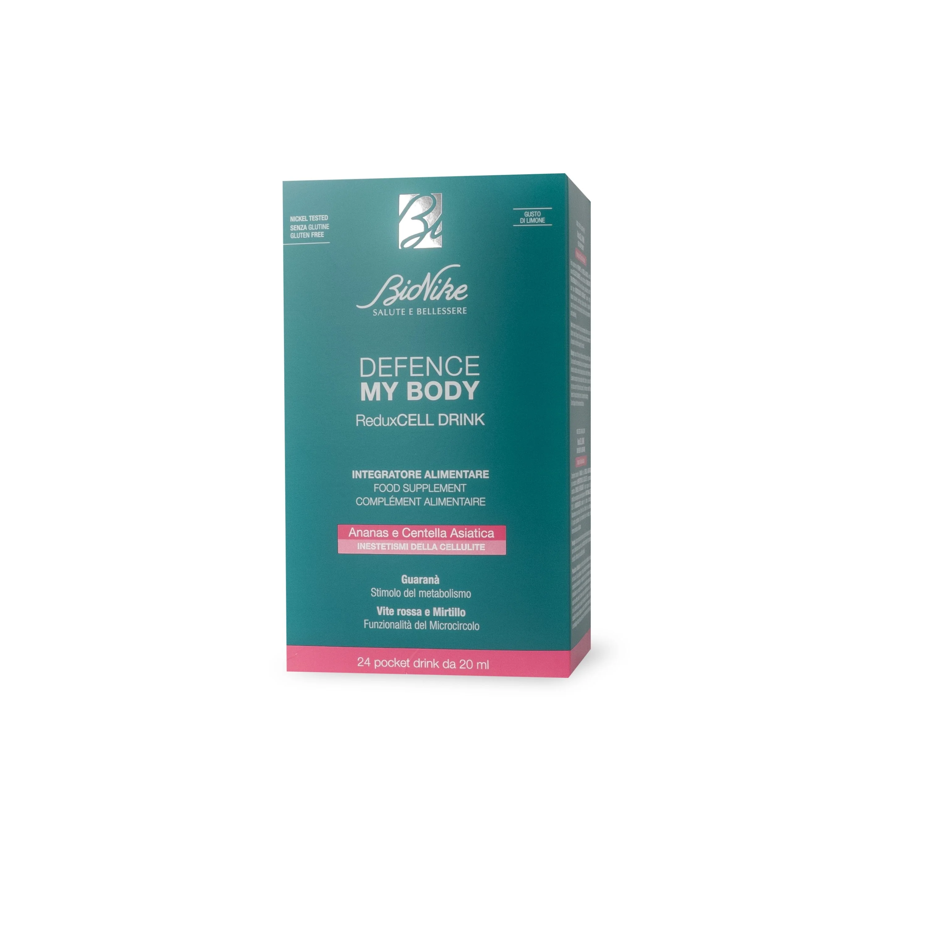 Defence My Body ReduxCell Integratore Alimentare Pocket Drink - Integratore Corpo e Detox, Integratore Circolazione