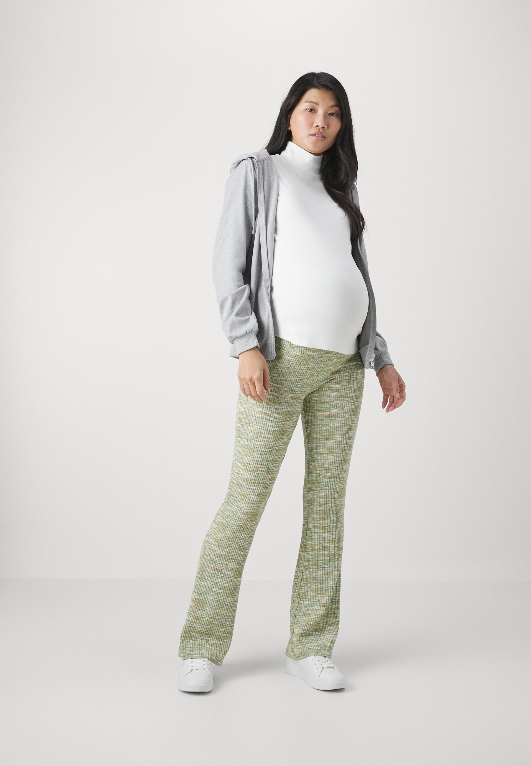 Camiseta básica Anna Field MAMA - branco-creme