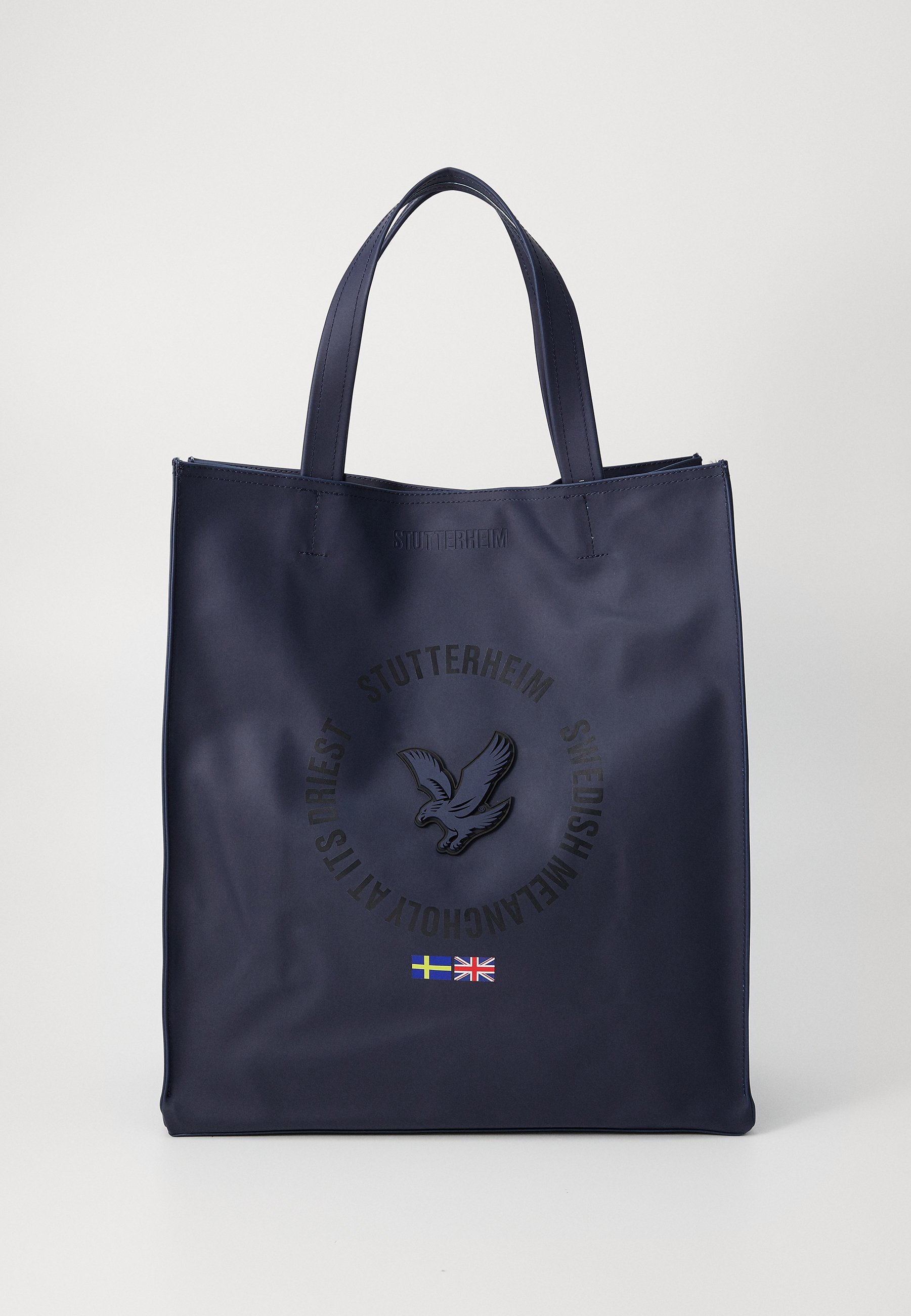 Stutterheim STUTTERHEIM X LYLE & SCOTT TAS UNISEX - Tote bag - marineblauw