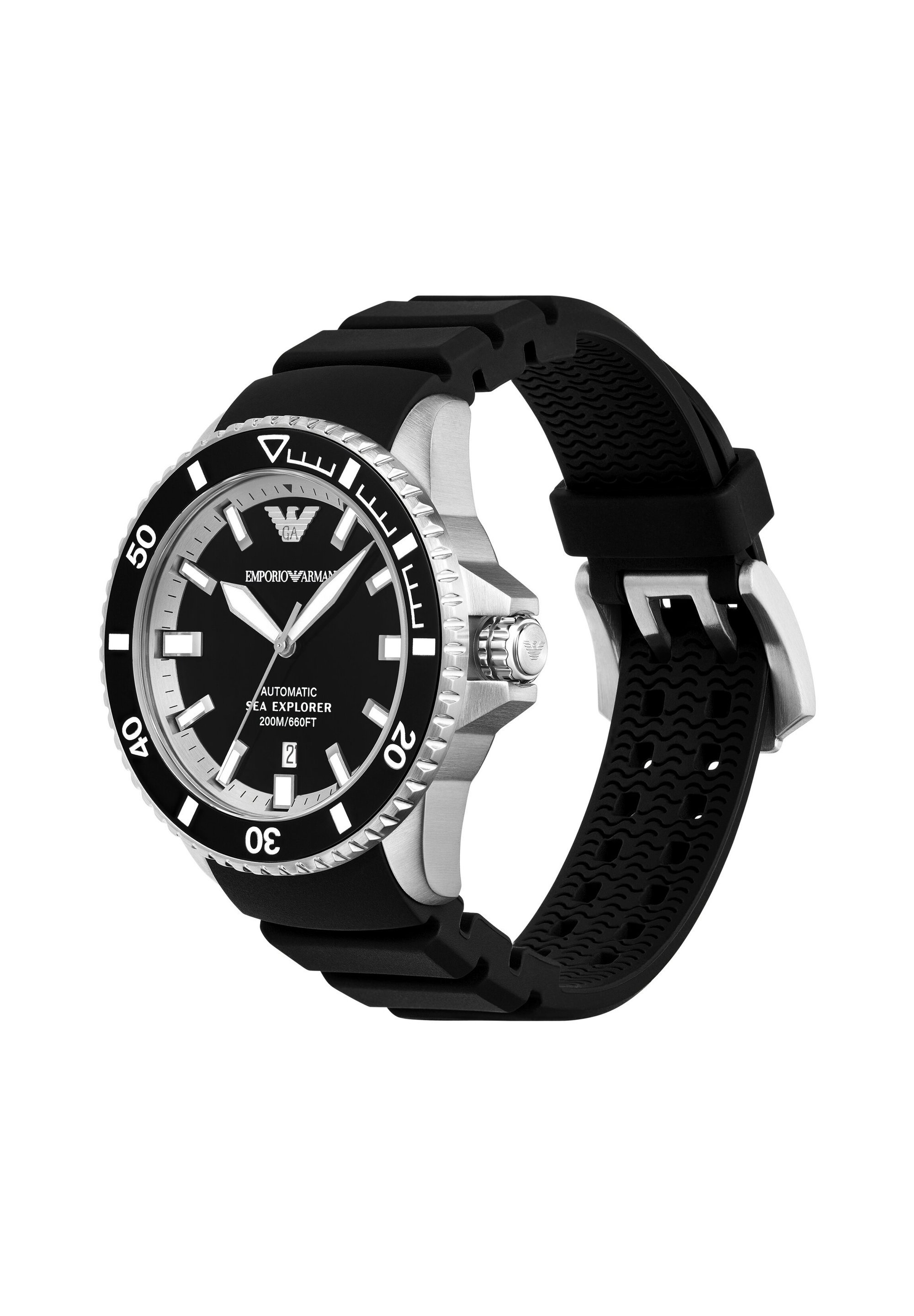 Emporio Armani SEA EXPLORER - Horloge - zilverkleurig