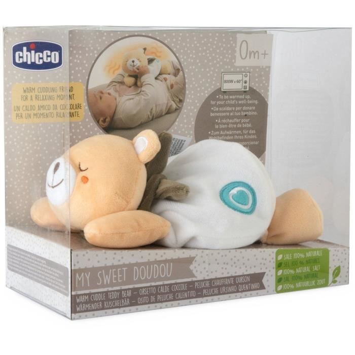 Peluche chauffante Ourson - CHICCO - Beige - Dès la naissance