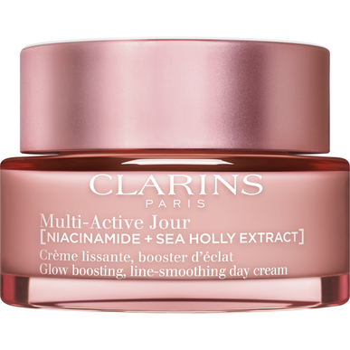 Clarins Multi-Active Day Glow Boosting Face Cream, silottava ja kirkastava, kuivalle iholle, 50 ml