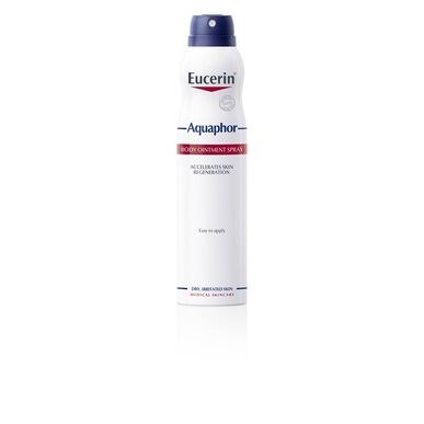Spray corporel réparateur Eucerin pour peaux abîmées Aquaphor 250 ml