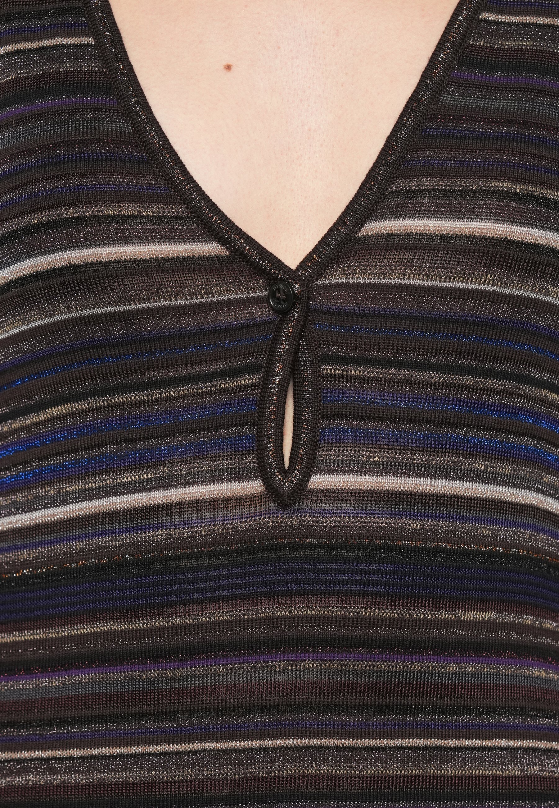 Robe longue Missoni - Robe-salopette - marron/violet