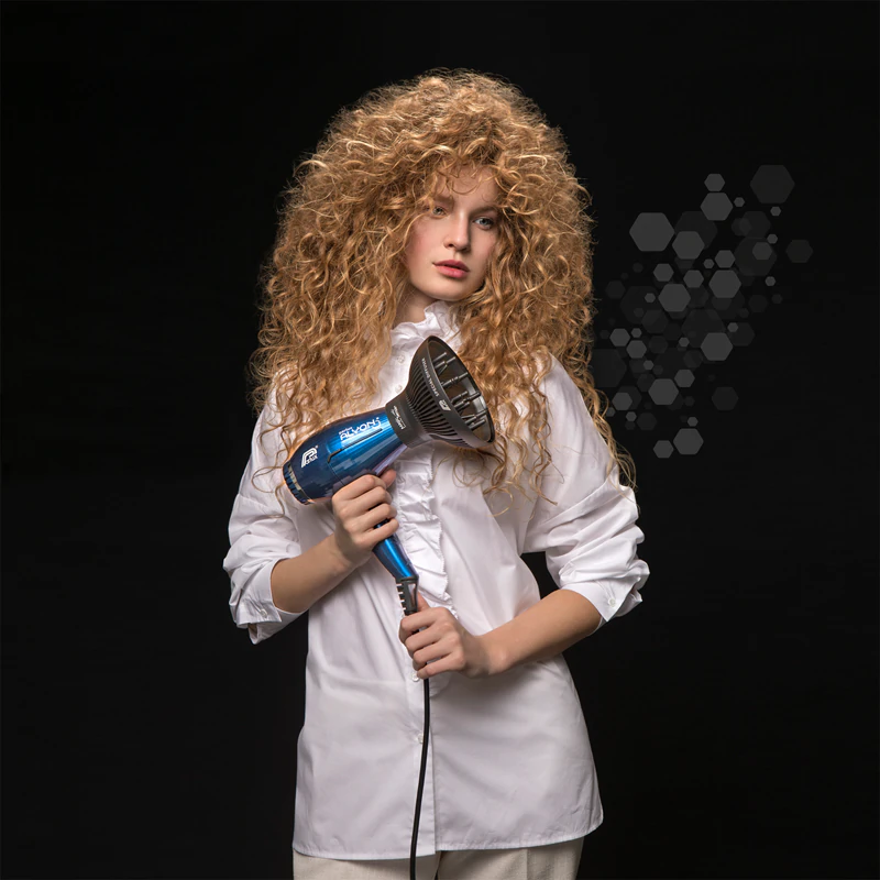 Secador de cabelo profissional Parlux Alyon Ceramic & Ionic com ionização.