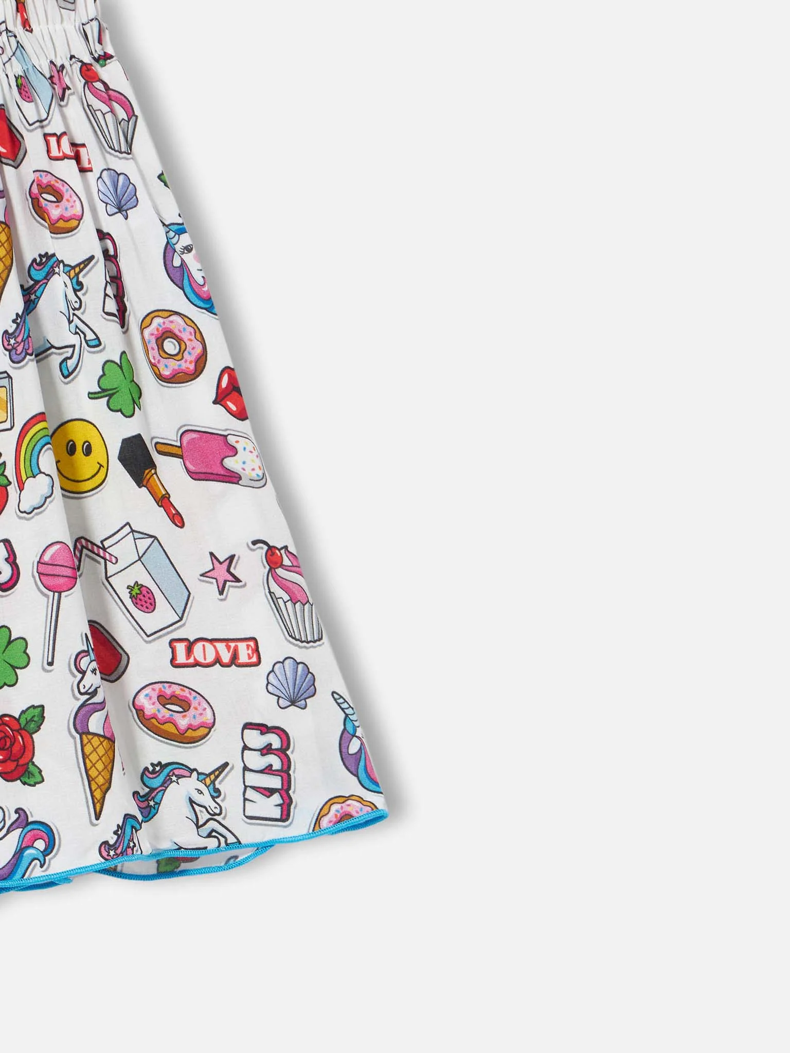 Lola katoenen jurk met magische popprint