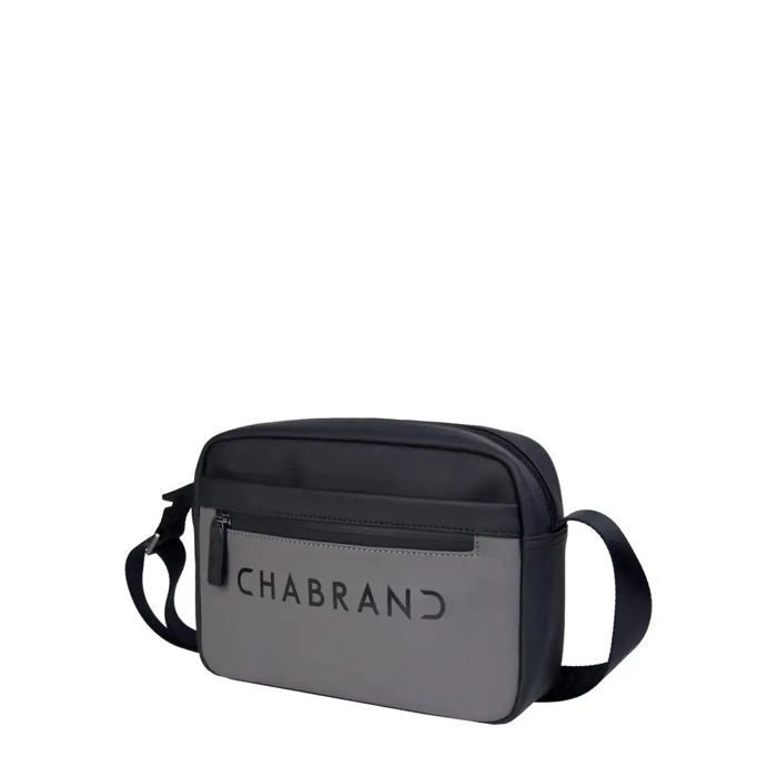 Sacoche zippée porté croisé Touch Bis Chabrand Noir / Gris
