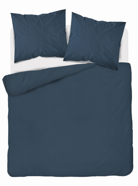 Komplet pościeli z adamaszku Pure Collection 160x200 denim