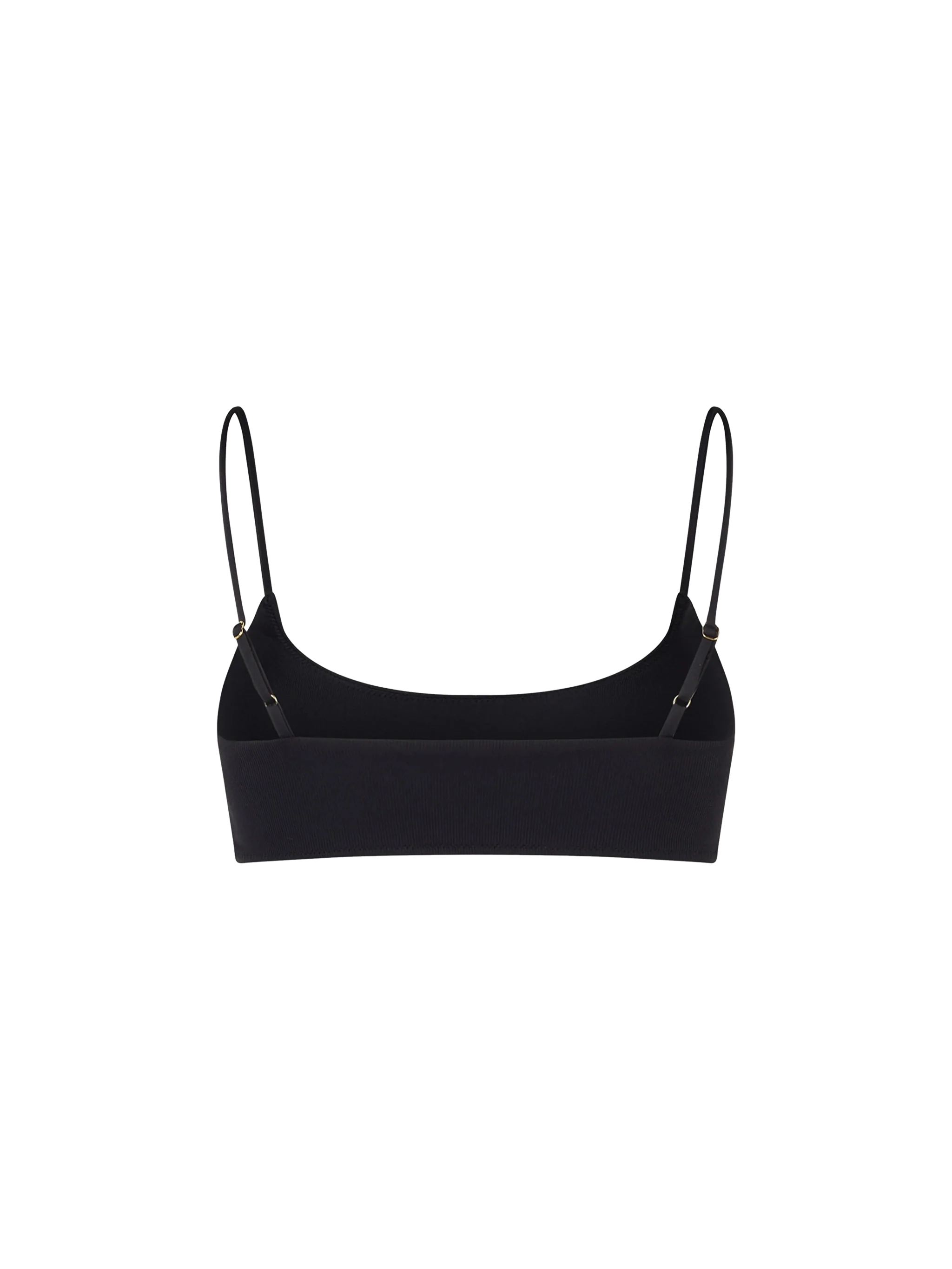 Top tipo bralette acanalado Judy Black