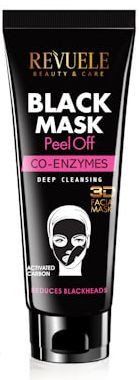 Crna maska za skidanje s kože s koenzimima Piling za lice