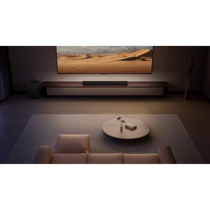 Soundbar - TCL - Q75HE - Ray-Danz Dolby Atmos 5.1.2ch - 620 W - Bluetooth - Draadloze subwoofer - Zwart