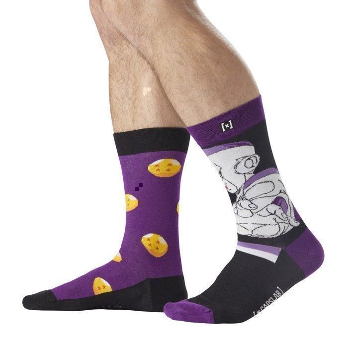 X ] CAPSLAB Heren Dragon Ball Z Sokken, Originele Herensokken, Authentiek en Origineel - Paars