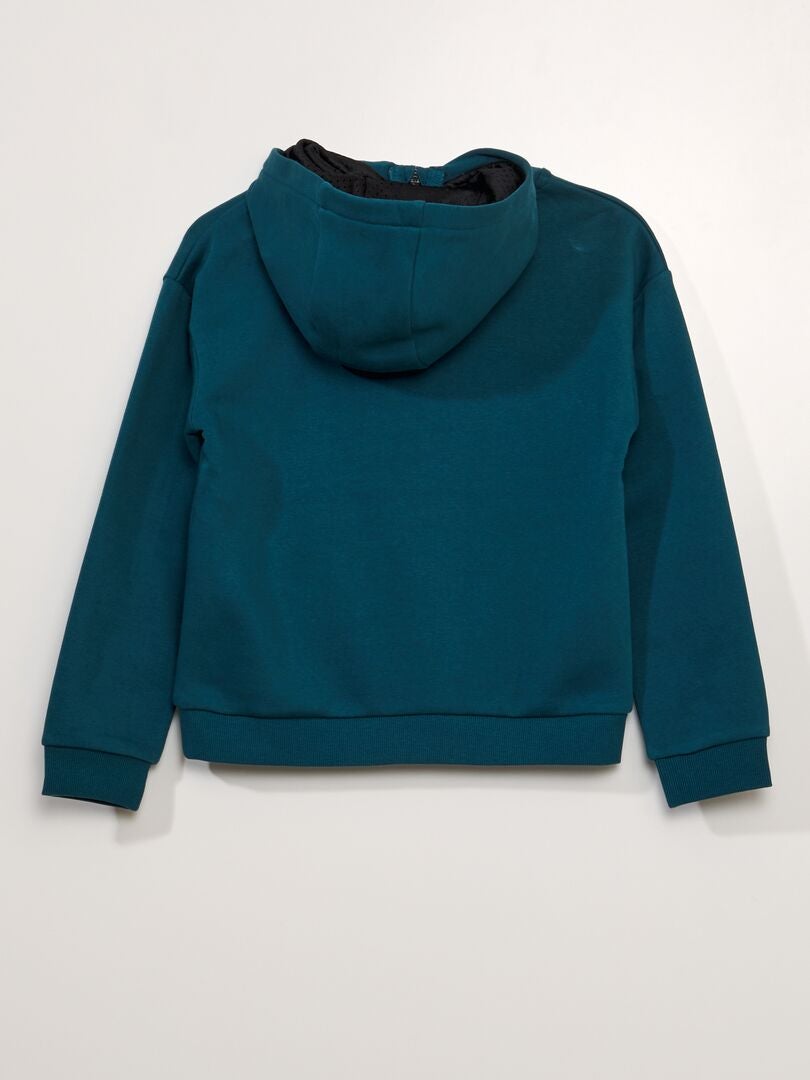Sudadera con cremallera - VERDE