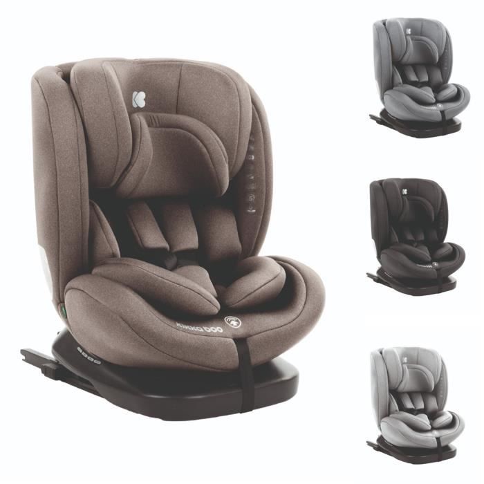 Kikkaboo siège enfant i-Comfort, i-Size (40-150 cm) Isofix, pivotant à 360 [Marron]