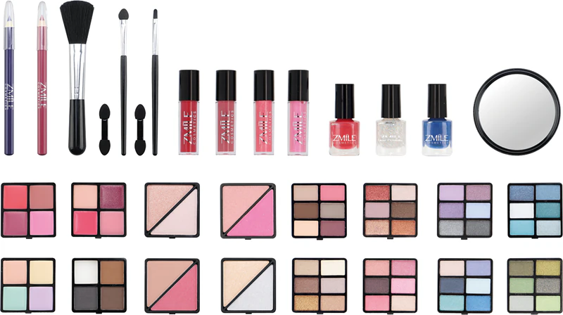 Estojo de cosméticos ZMILE COSMETICS Traveller Azul