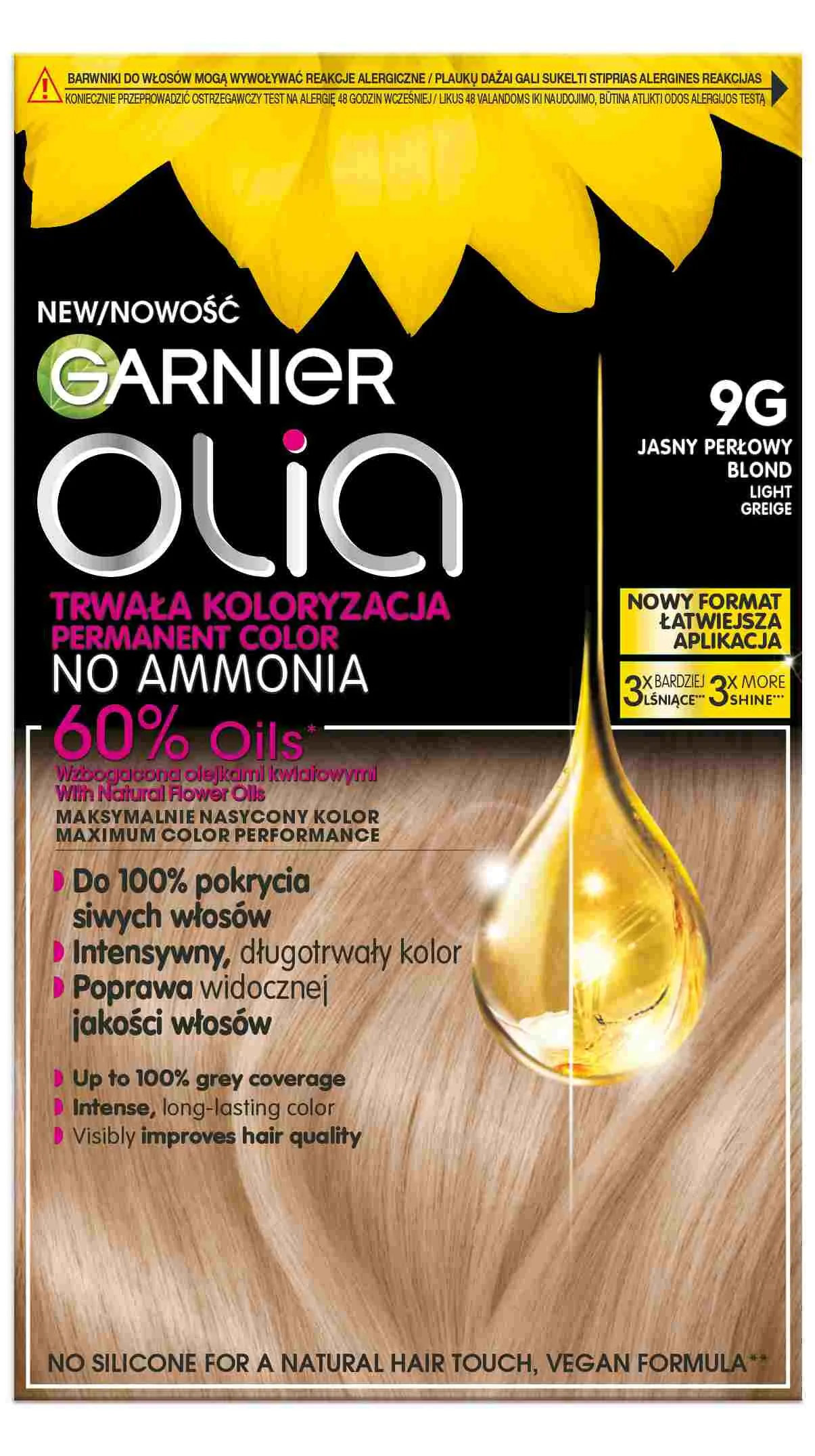 Garnier Olia Farba do włosów 9G Light Greige