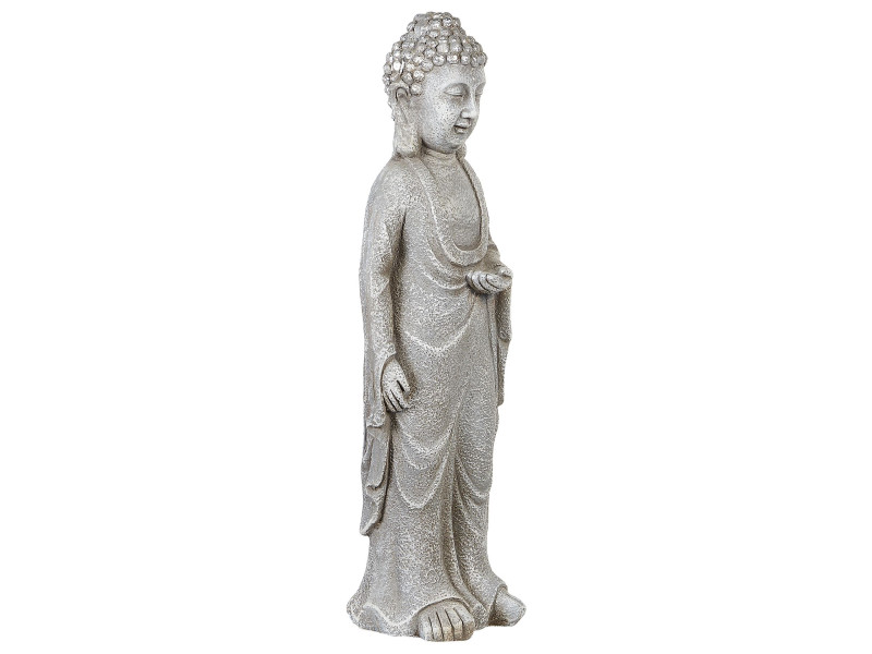 Figurka ozdobna MgO budda szary