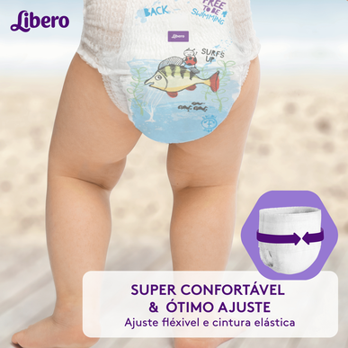 Vienkartiniai paplūdimio apatiniai Libero dydis M 10-16 kg 12 vnt. 12 vnt.