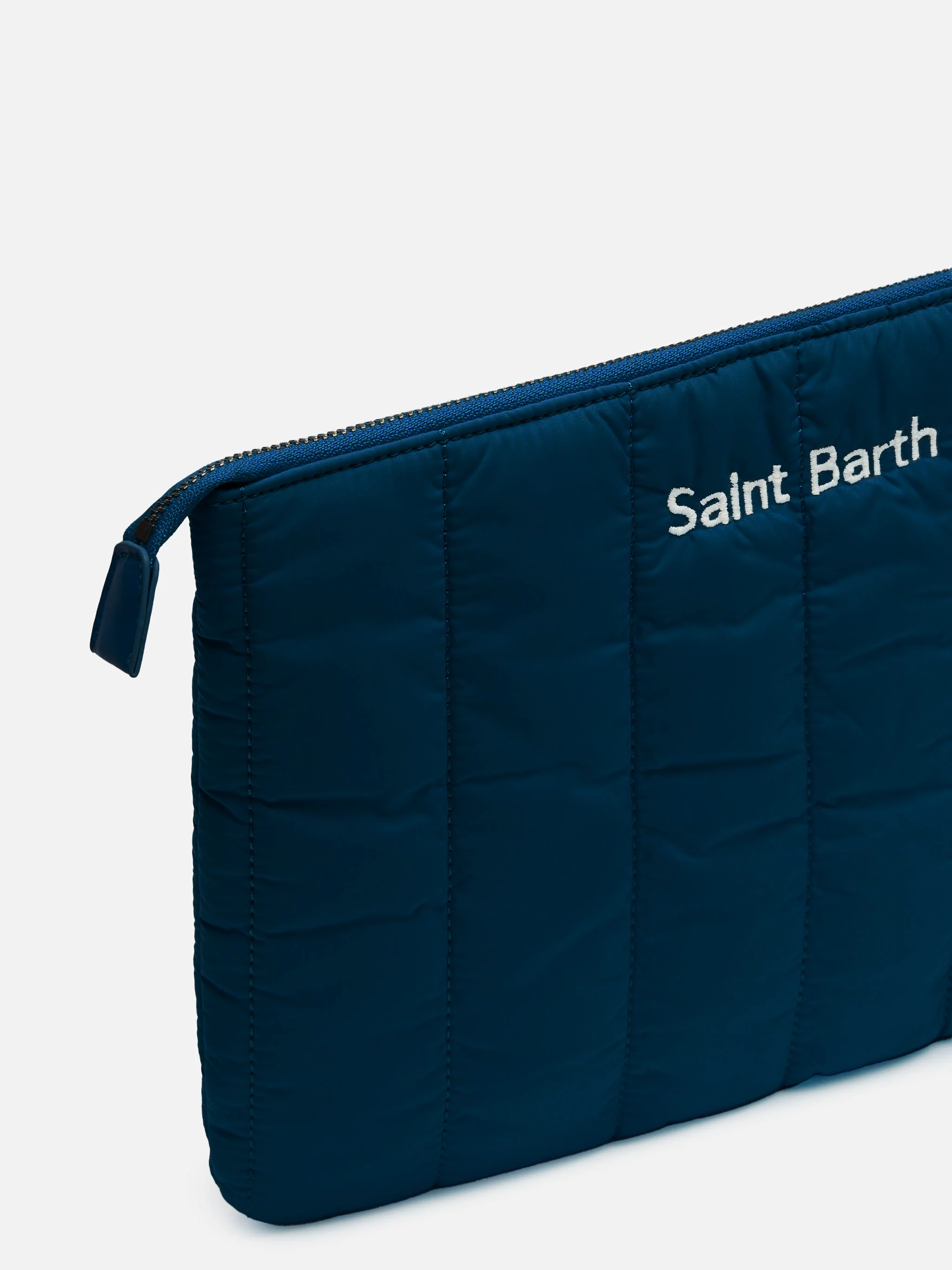 Pochette matelassée bleu marine