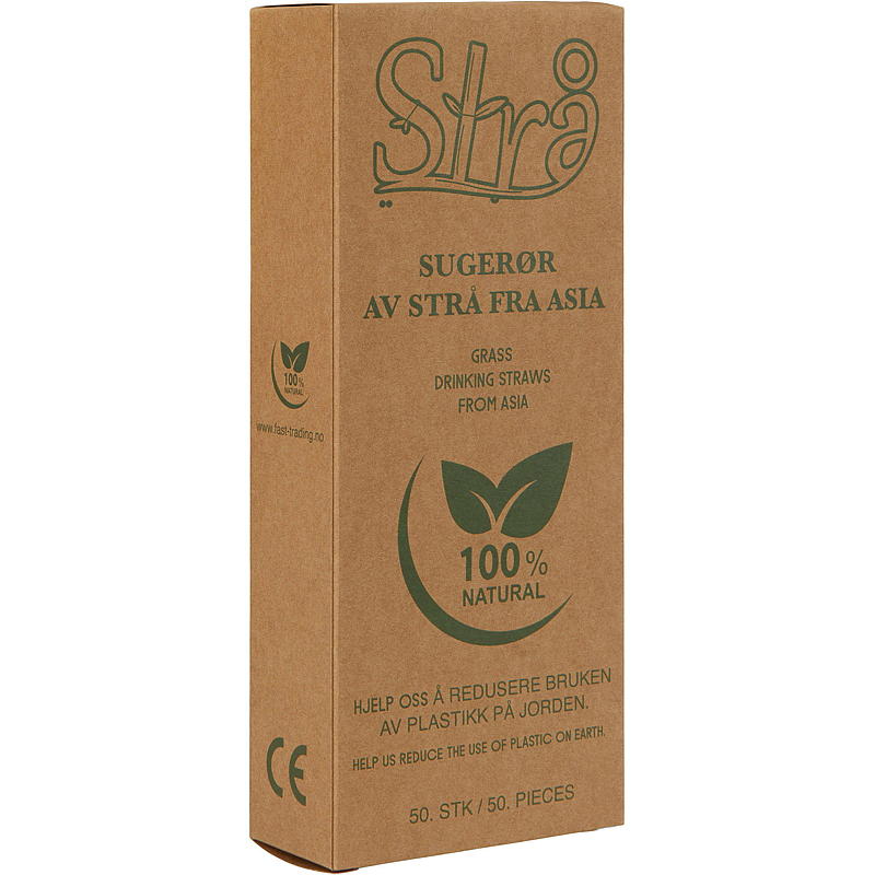 Sugrör 50-pack 100 % biologiskt nedbrytbara