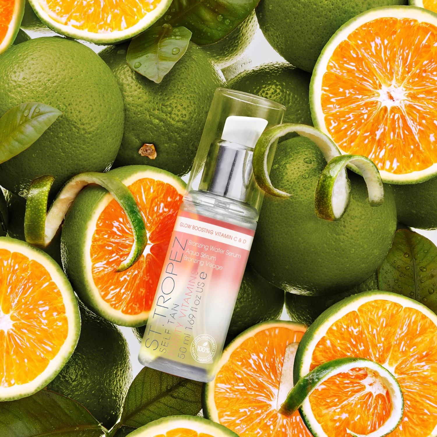 St.Tropez Self Tan Purity Vitamins Aqua-Serum Bronzant Visage
