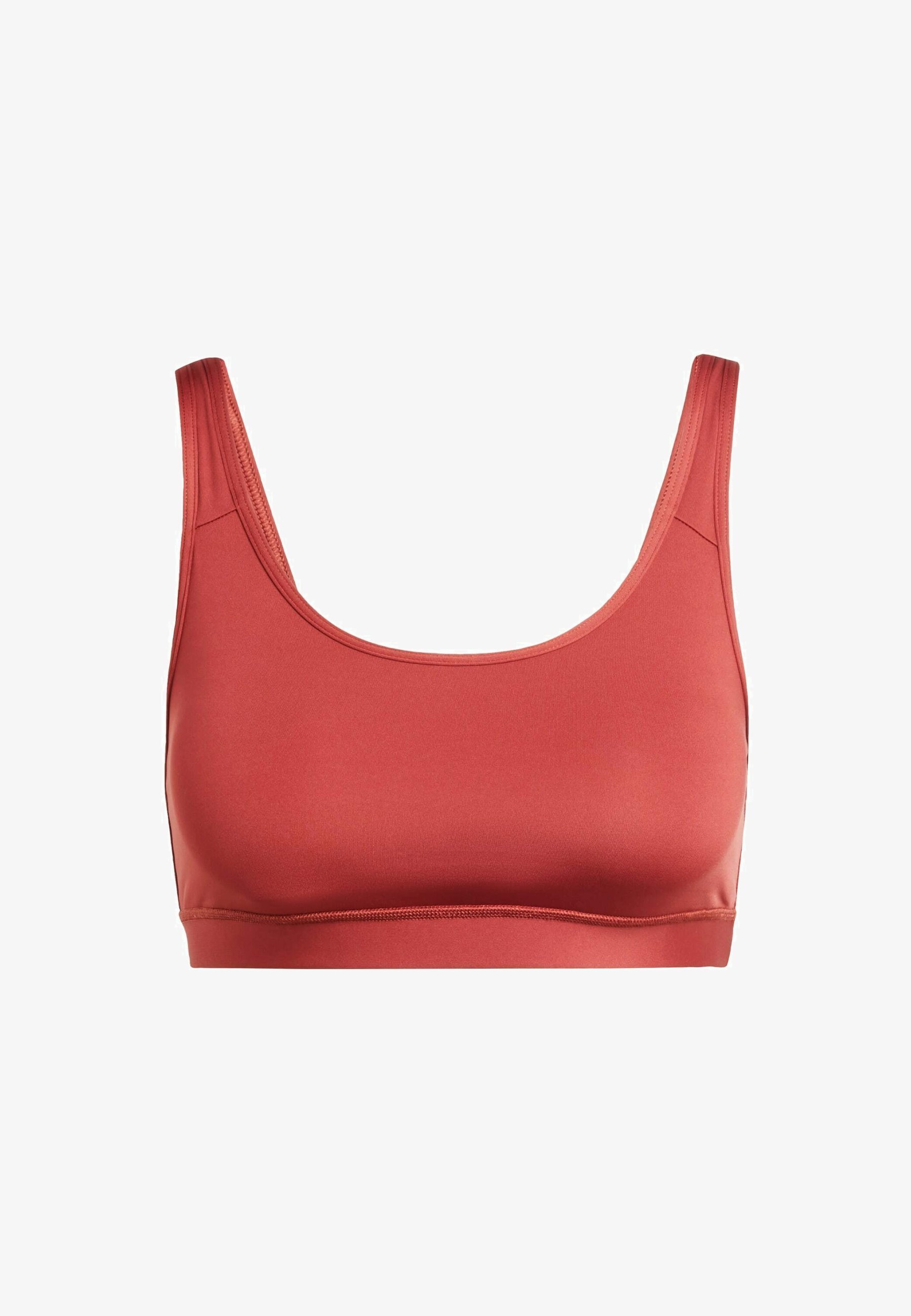 adidas Performance ALL ME ESSENTIALS - Ľahká športová podprsenka s oporou - preobjednaná rubínová