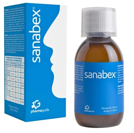 Σιρόπι Sanabex, συμπλήρωμα διατροφής για την υγεία του αναπνευστικού συστήματος 150 ml