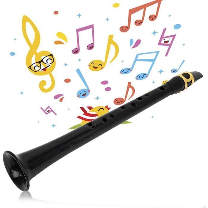 Saxofón de bolsillo, saxofón portátil de bolsillo, saxofón de práctica con estuche, instrumento de viento en si bemol.