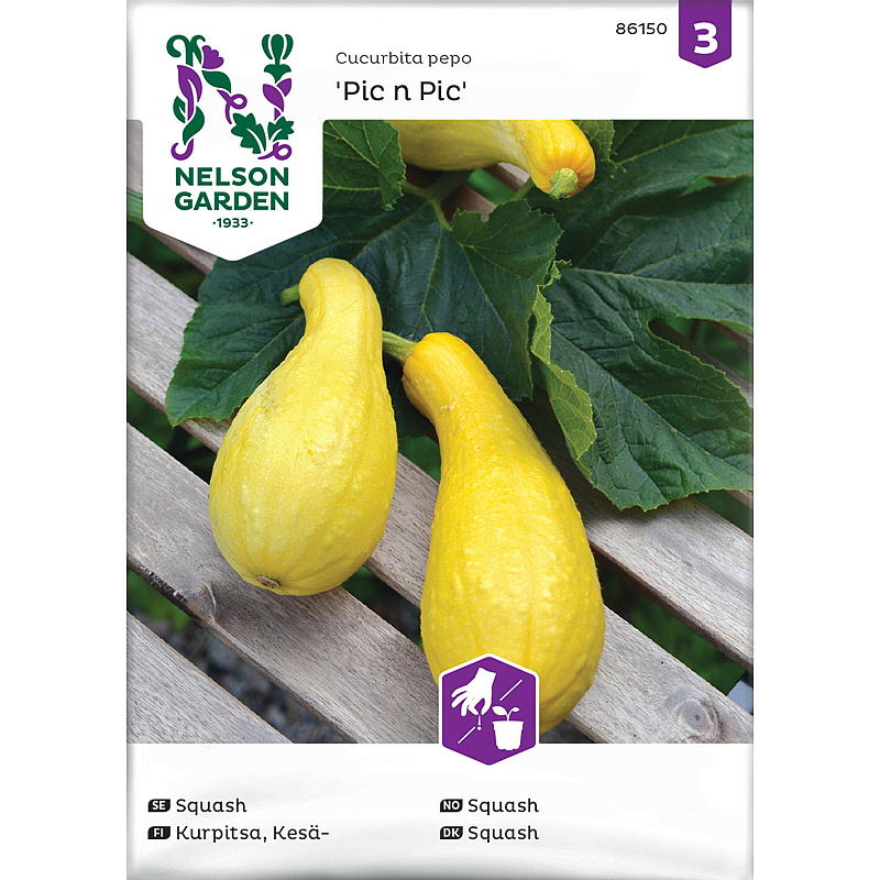 Nelson havefrø Squash Pic N Pic