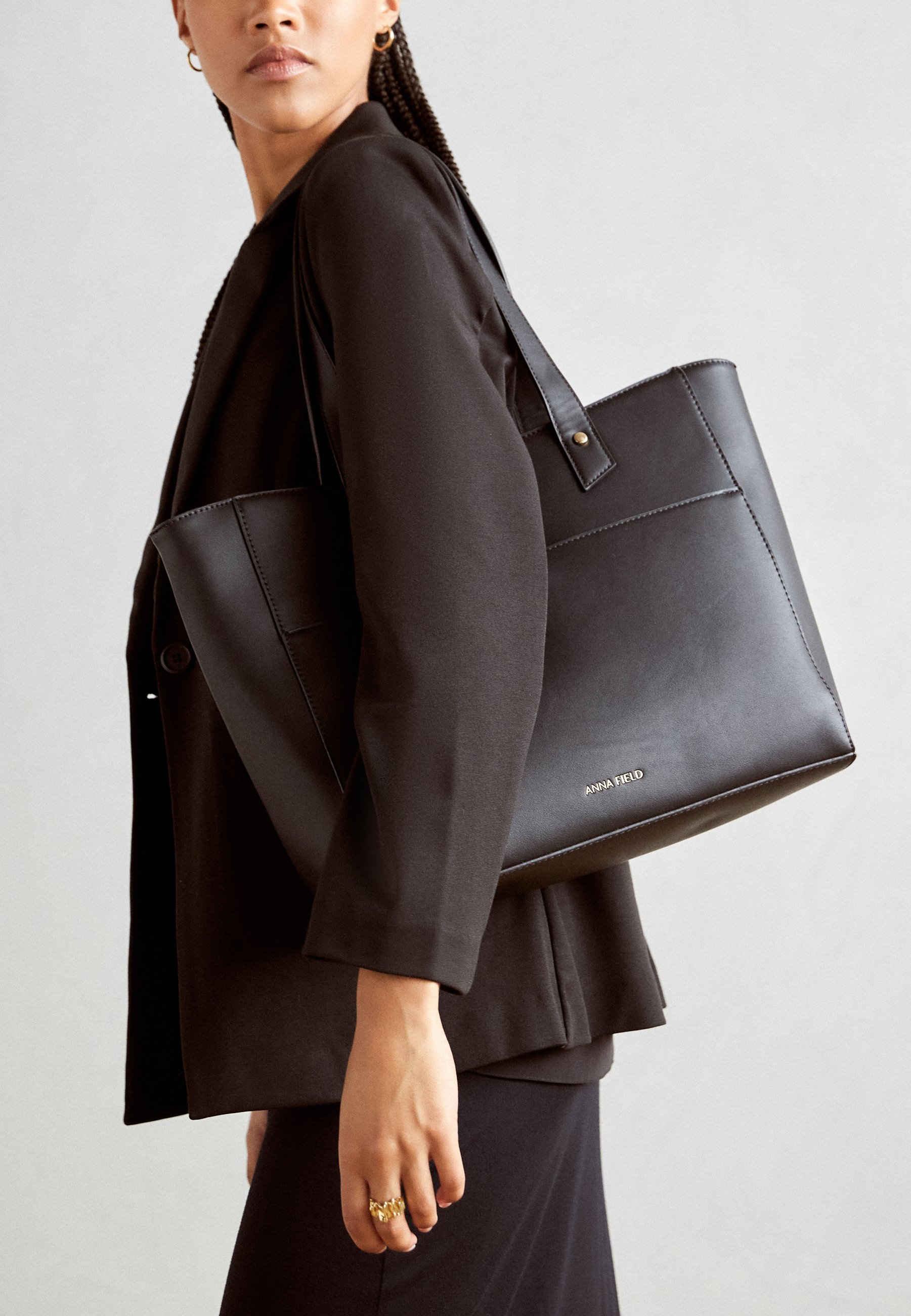 Torba na laptopa Anna Field - czarna
