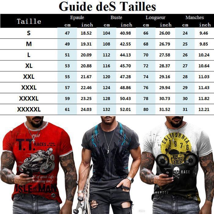 Camiseta de hombre, camiseta informal de cuello redondo con estampado de moda para hombre - Gris