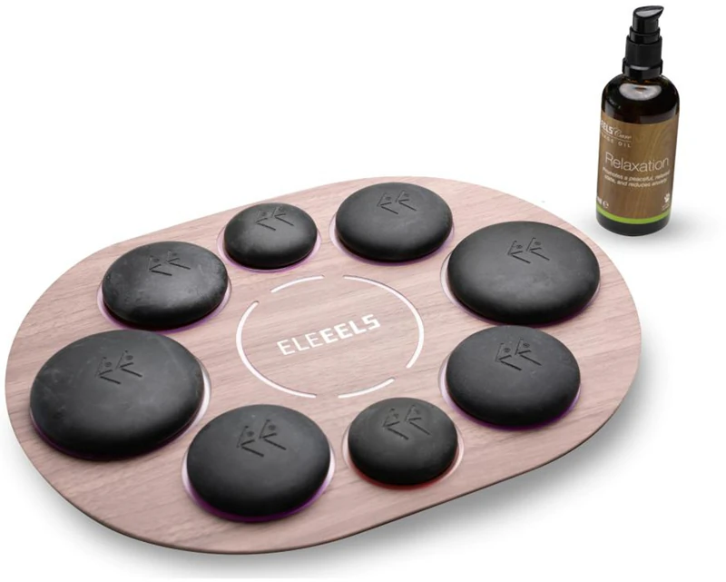 Conjunto de massagem ELEEELS S1 Revival - Coleção Hot Stone Spa