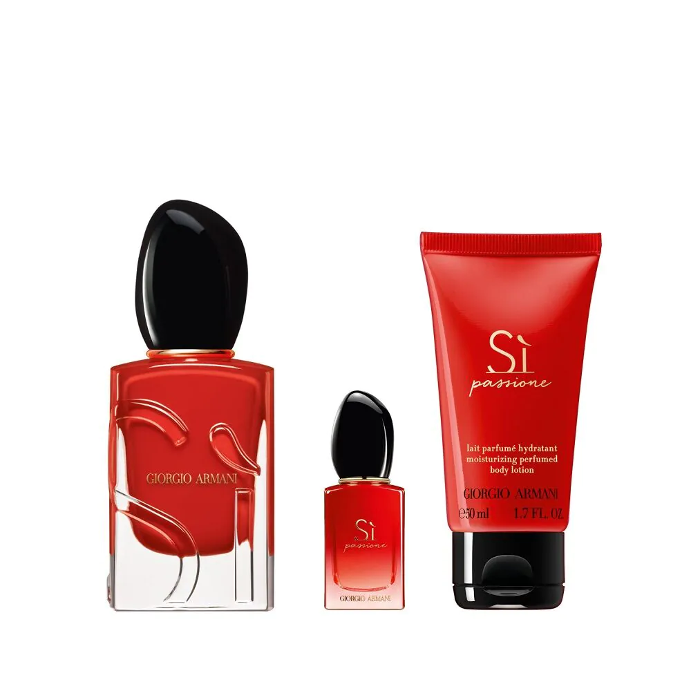 Giorgio Armani Świąteczny zestaw prezentowy dla kobiet Sì Passione Eau de Parfum + Balsam do ciała