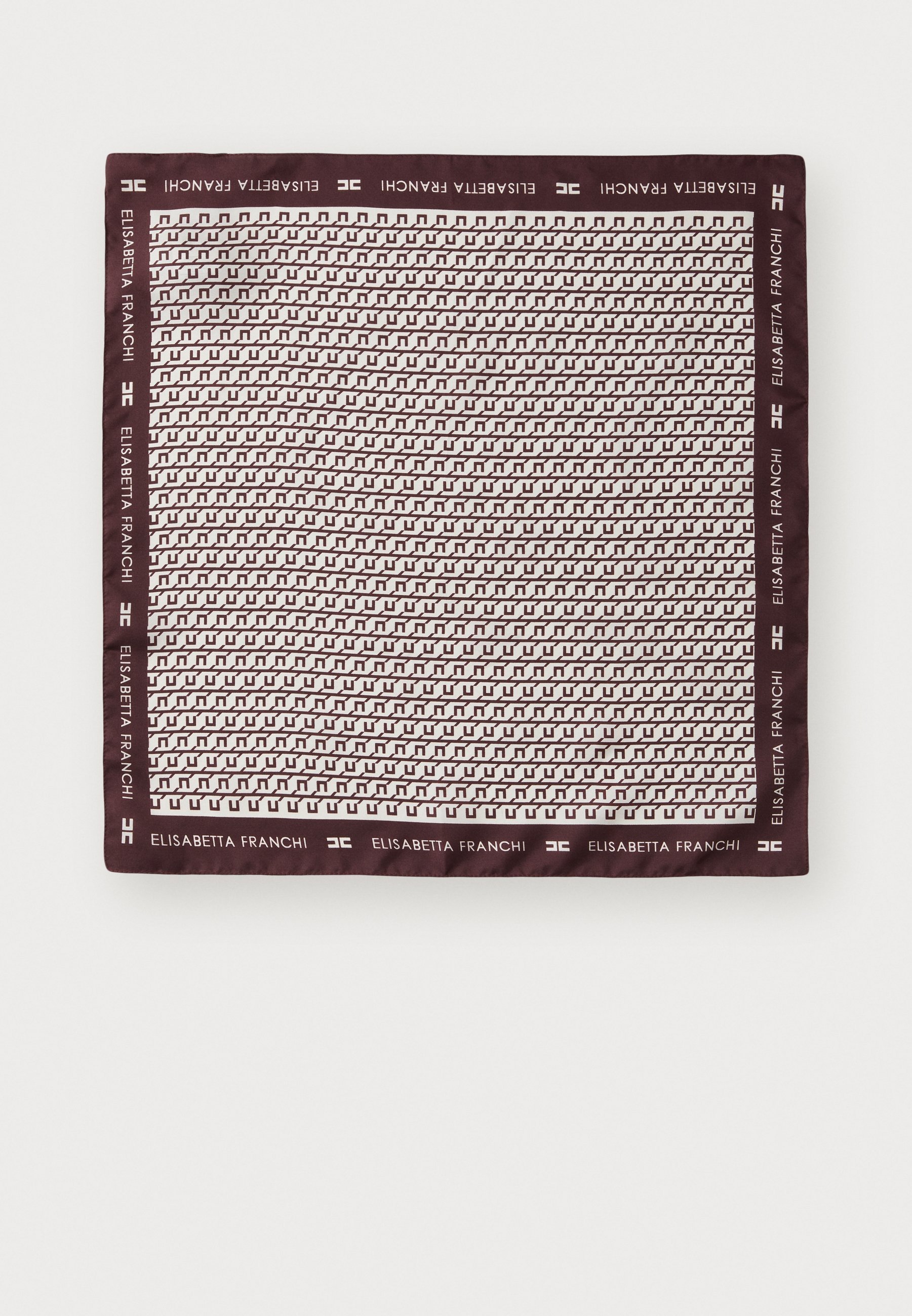 Elisabetta Franchi FOULARD FEMME - Foulard - merlot/lait