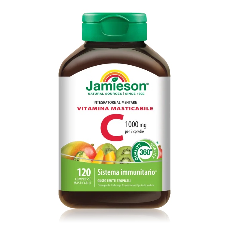 JAMIESON Jamieson Vitamine C 1000 120 Kauwtabletten Tropische Fruit Antioxidanten