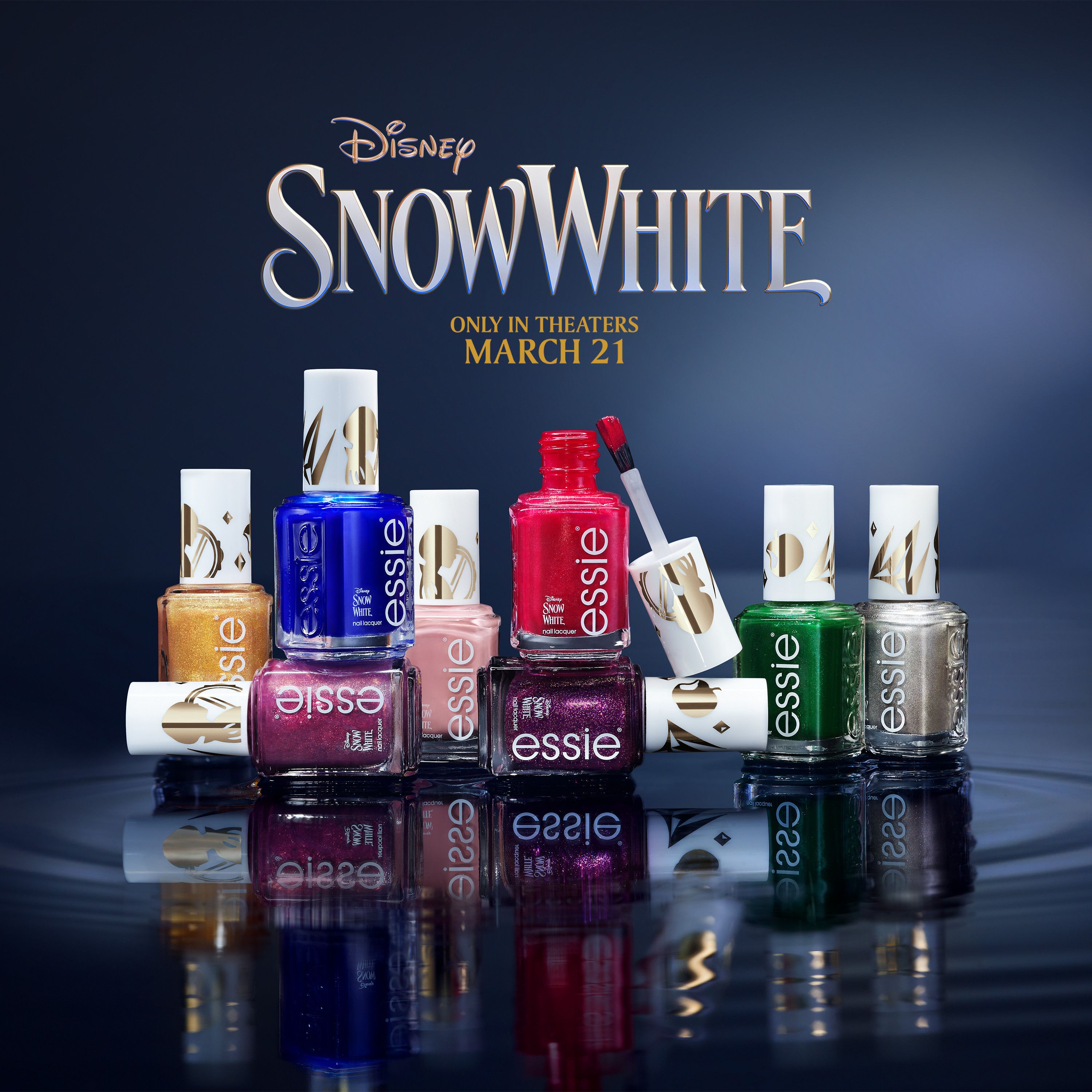 „Snow White“ riboto leidimo nagų lakas Nagų lakas