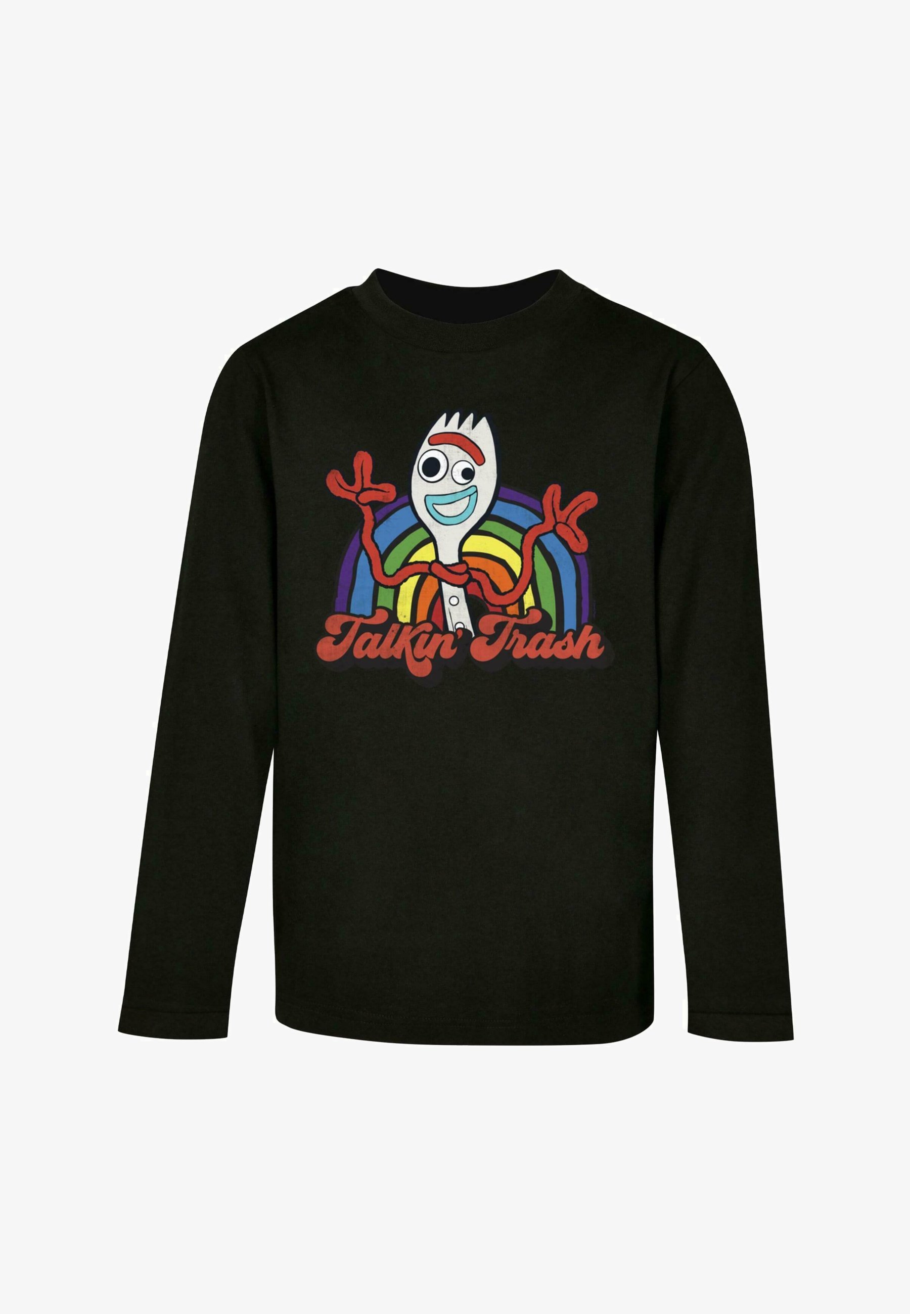 ABSOLUTE CULT STORY - FORKY TALKIN TRASH - Top met lange mouwen - zwart