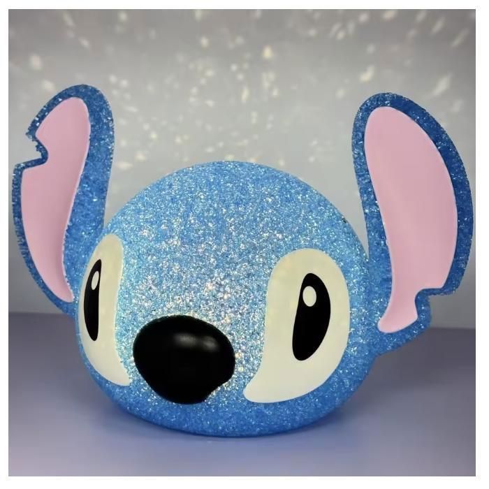Lampe Stitch projection 3D Stitch pour enfants – Lampe de nuit LED effet étoiles, ambiance apaisante