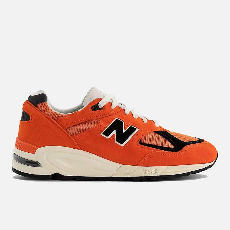 Męskie buty MADE in USA 990v2 - Marigold z czarnym