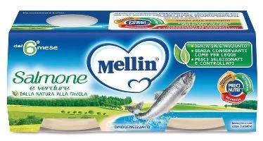 MELLIN Saumon homogénéisé Mellin 2 x 80 g