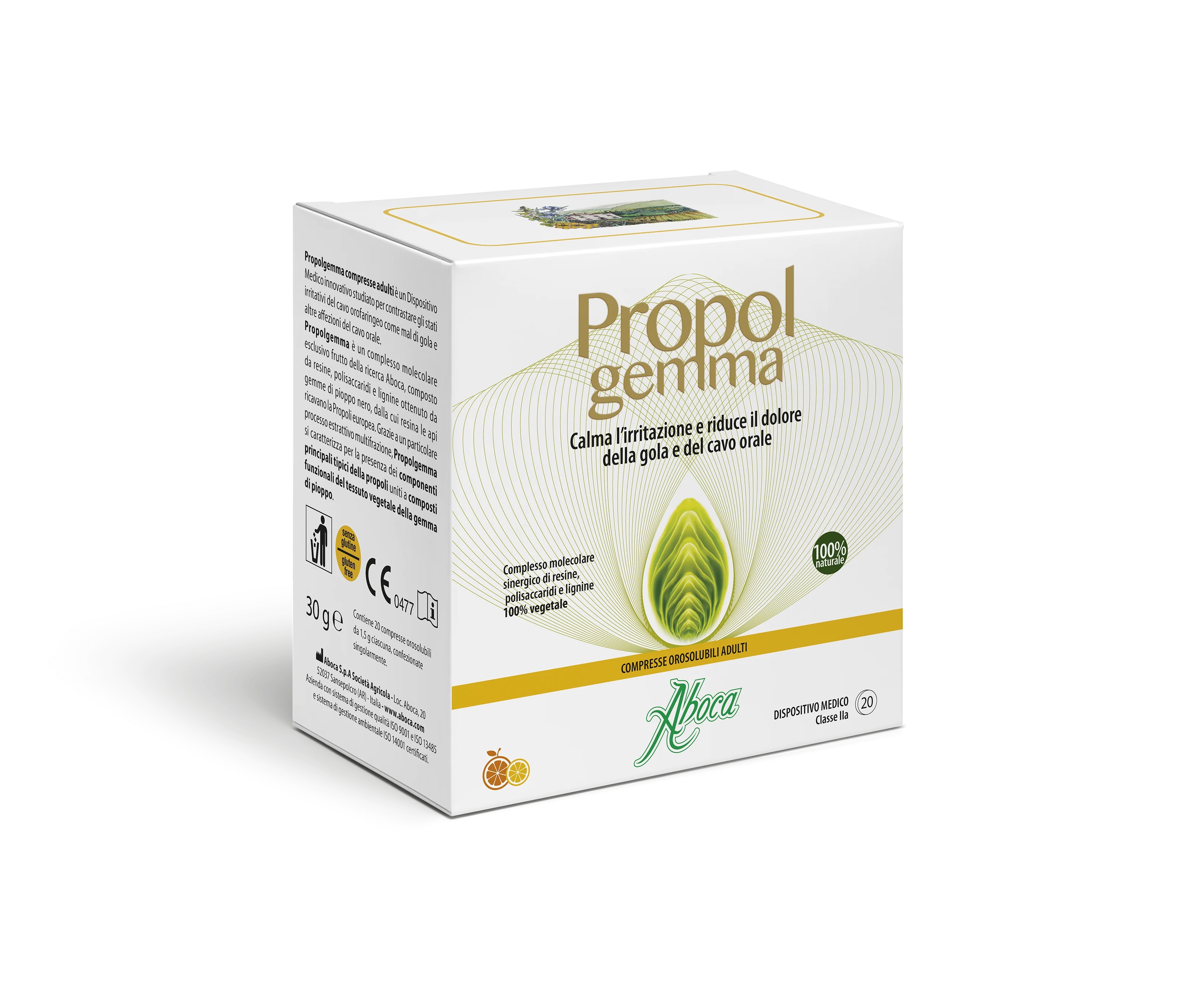 ABOCA Propolgemma 20 orodispergeerbare tabletten Volwassenen 1,50 g vanaf 12 jaar