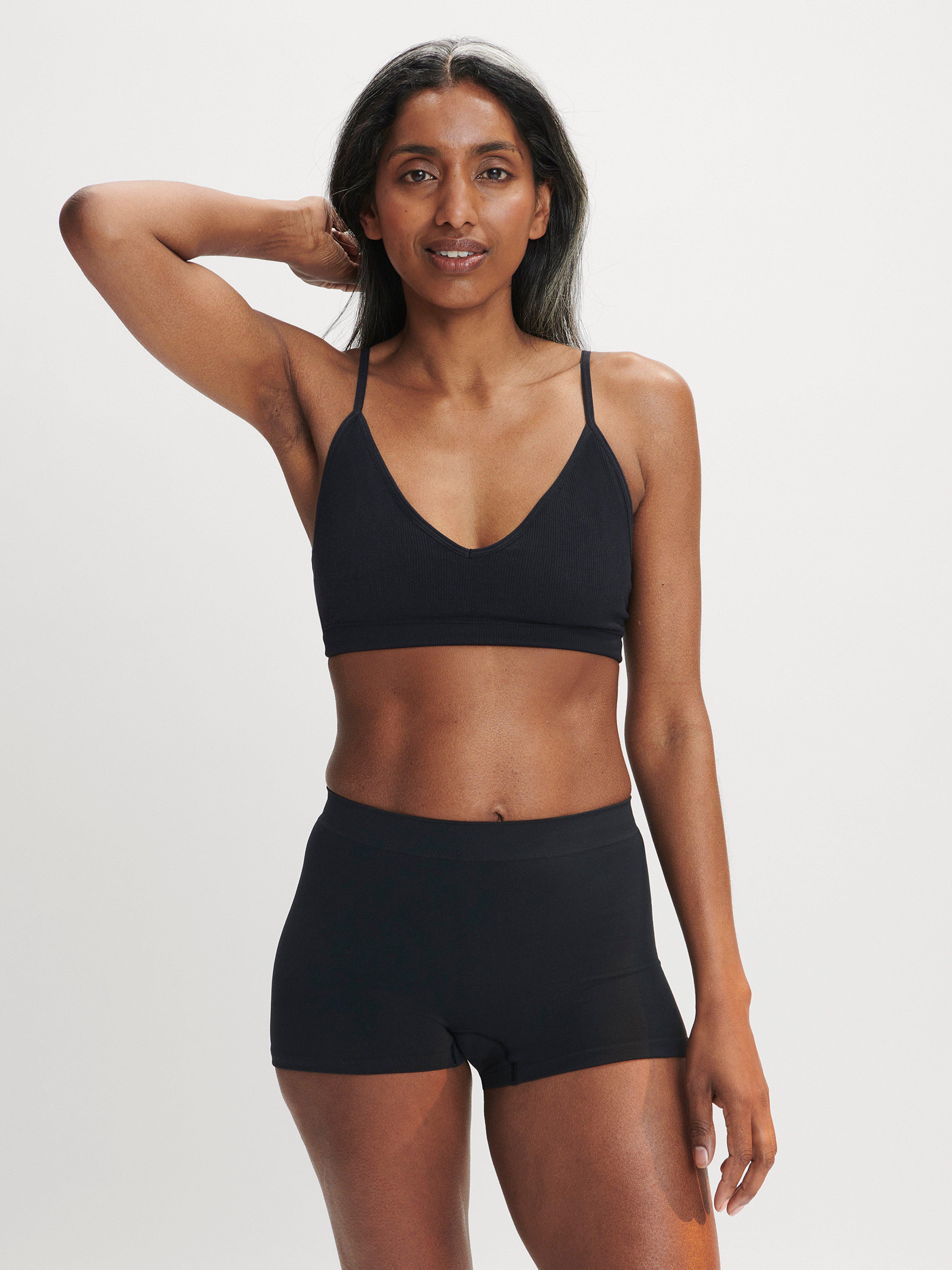 Vêtements pour la ménopause – Boxers – Noir technique féminin