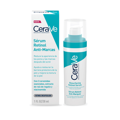 CeraVe Resurfacing Retinol Serum -kasvoseerumi epäpuhtauksien hoitoon retinolia sisältävällä kasvovedellä 30 ml
