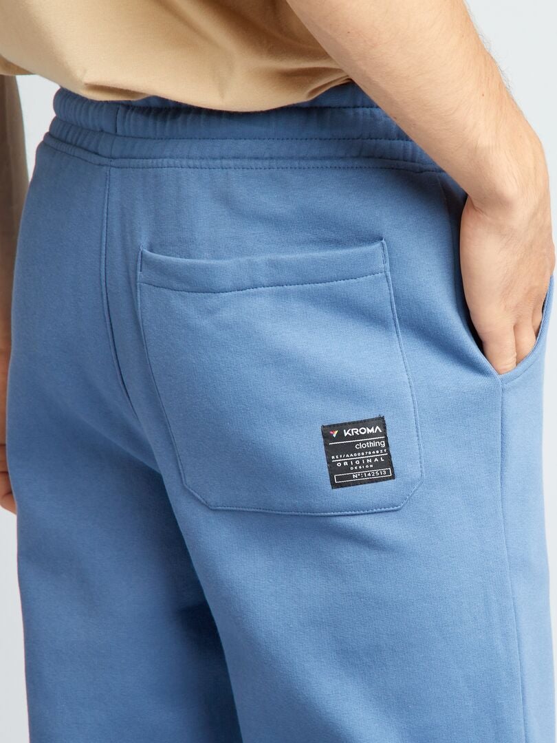 Joggingbroek van sweatstof - - BLAUW