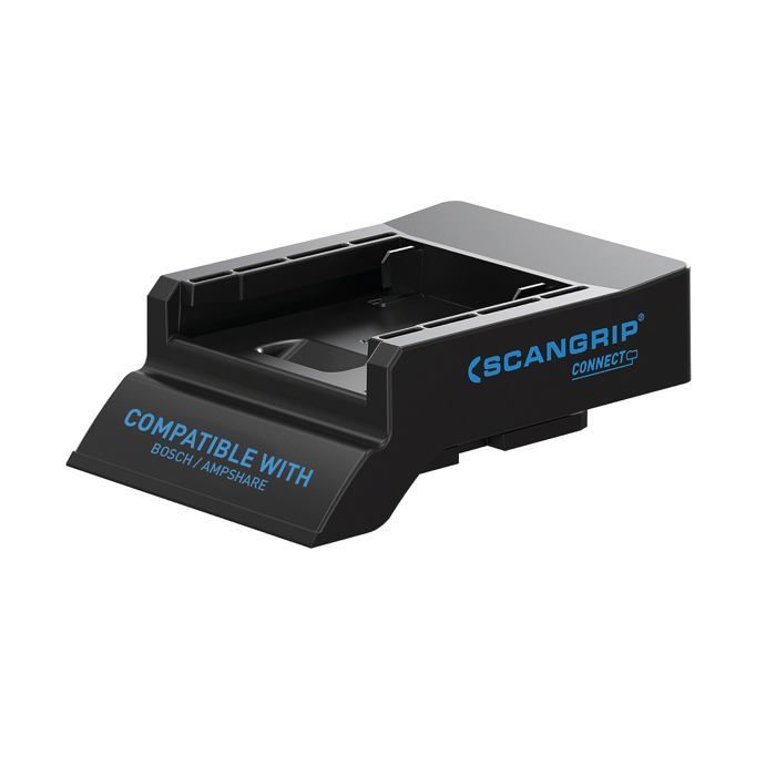 Adaptador - Scangrip - SG036140C - Compatible con Bosch/Ampshare - Universal - Práctico