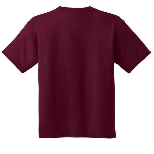  Eenvoudig T-shirt met korte mouwen van dik katoen (verpakking van 2)