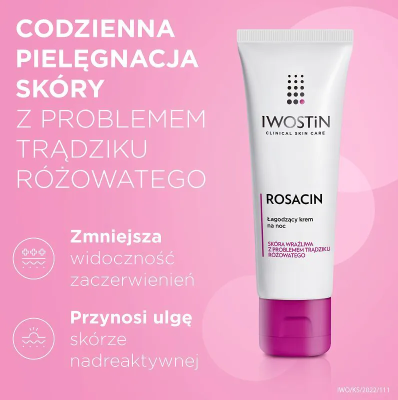 Iwostin Rosacin Krem na noc zmniejszający rumień