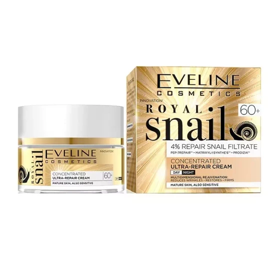 Eveline Cosmetics Royal Snail 60  skoncentrowany krem ultranaprawczy 50 ml