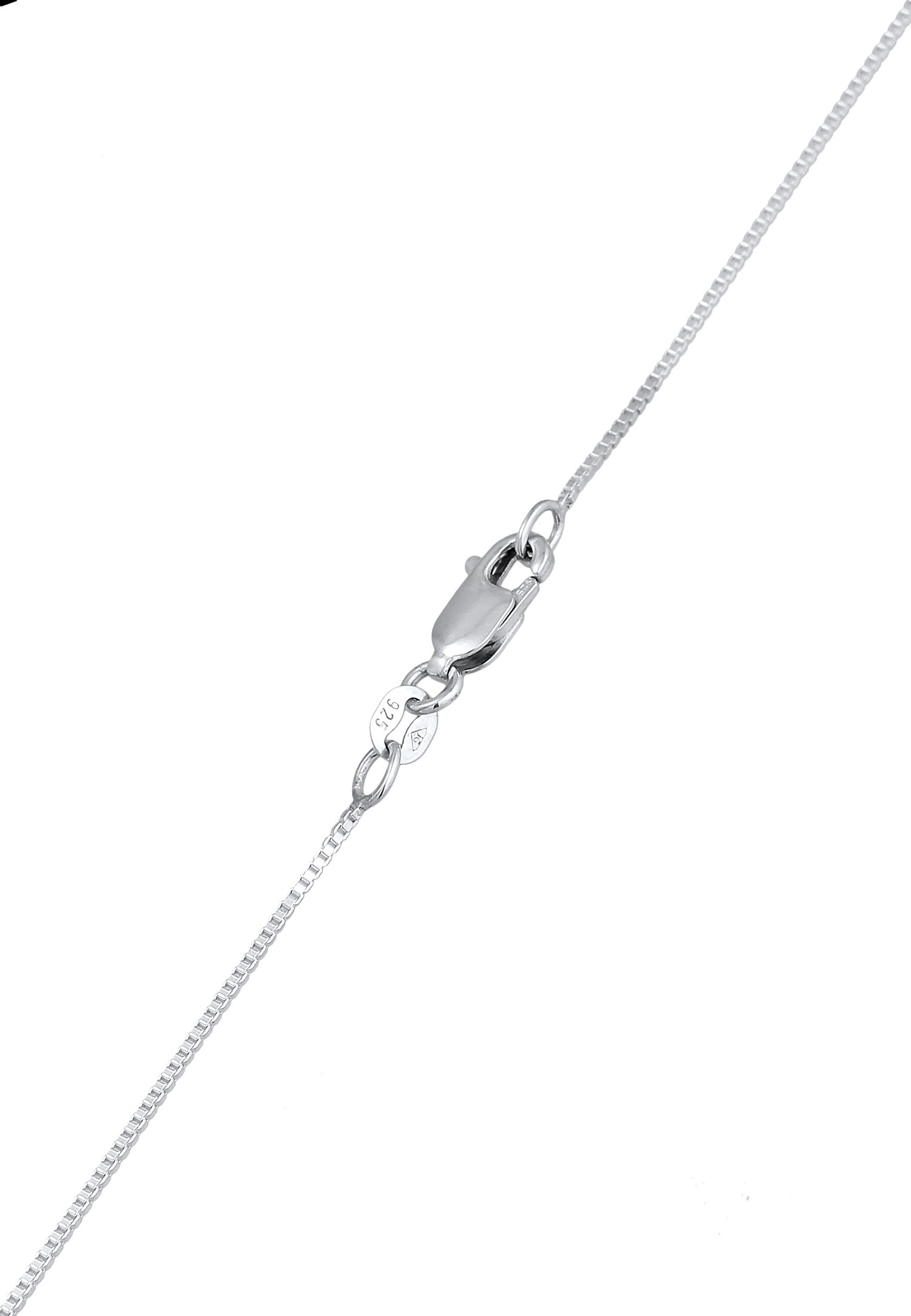 Elli DIAMONDS Femmes Pendentif Plaque vintage avec diamant (0.03 ct) en argent sterling 925